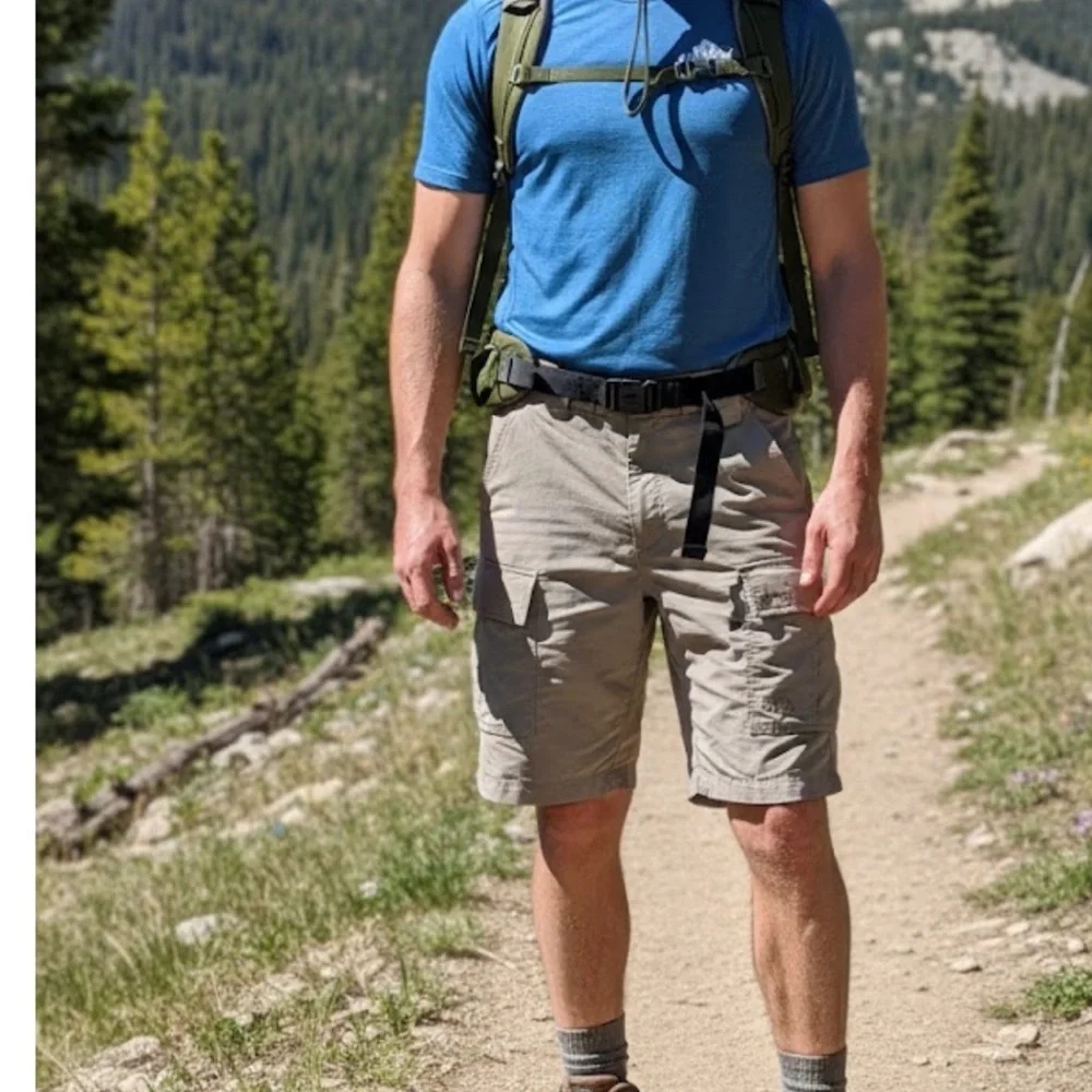 The North Face Men's Tan Cargo Shorts
